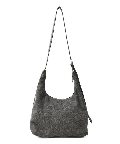 X-girl（エックスガール）の「STUDDED DENIM SHOULDER BAG（ショルダーバッグ・レディース・ブラック/ライトインディゴブルー・ONE SIZE）」の6枚目の写真