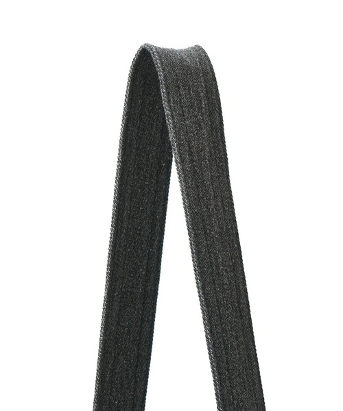 X-girl（エックスガール）の「STUDDED DENIM SHOULDER BAG（ショルダーバッグ・レディース・ブラック/ライトインディゴブルー・ONE SIZE）」の8枚目の写真