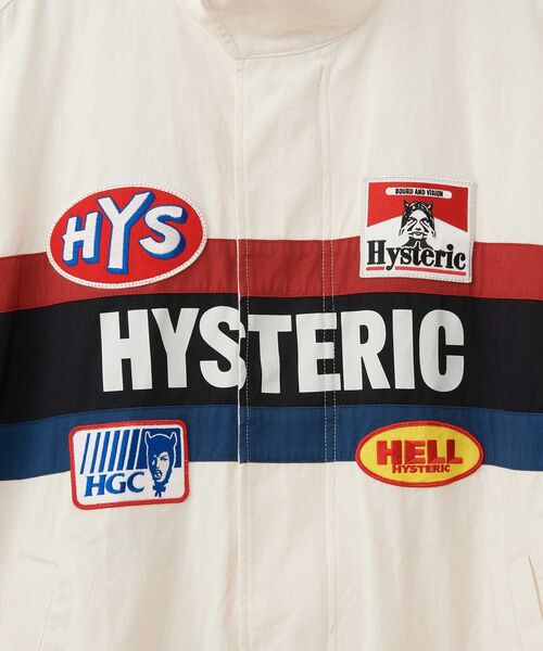 HYSTERIC GLAMOUR(ヒステリックグラマー)の「HYSTERIC レーシングジャケット(ブルゾン・メンズ・イエロー/ホワイト/ブラック・X-LARGE/MEDIUM/LARGE/SMALL)」の6枚目の写真