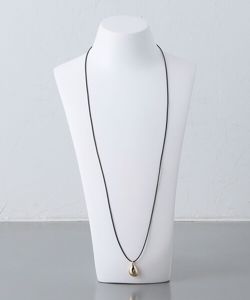 のん　UNITED ARROWS オーガニック U シェイプ ネックレス オーガニック Uシェイプ コードネックレス