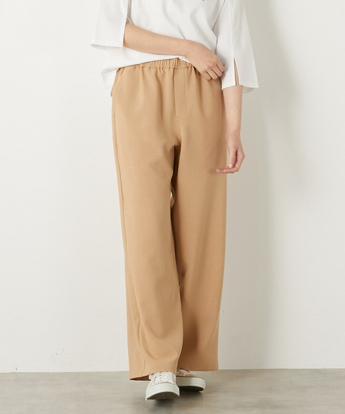 MELROSE claire(メルローズ クレール)の「【イージーストレートパンツ】(その他パンツ・レディース・サックスブルー/ブラック/ベージュ・3/2)」の7枚目の写真