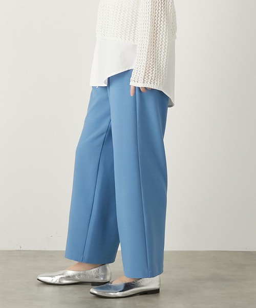 MELROSE claire(メルローズ クレール)の「【イージーストレートパンツ】(その他パンツ・レディース・サックスブルー/ブラック/ベージュ・3/2)」の18枚目の写真