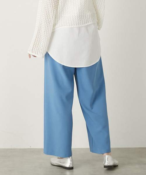 MELROSE claire(メルローズ クレール)の「【イージーストレートパンツ】(その他パンツ・レディース・サックスブルー/ブラック/ベージュ・3/2)」の19枚目の写真