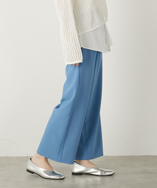 MELROSE claire(メルローズ クレール)の「【イージーストレートパンツ】(その他パンツ・レディース・サックスブルー/ブラック/ベージュ・3/2)」の20枚目の写真