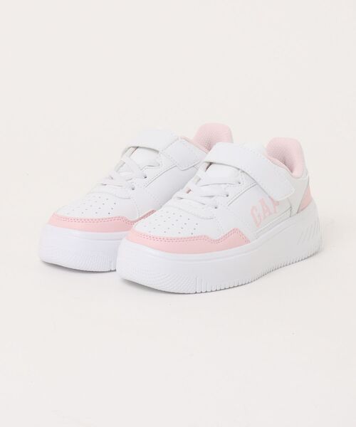 GAP(ギャップ)の「【GAP】 ジュニアスニーカー(スニーカー・キッズ・ホワイト×グリーン/ホワイト×ブルー/ブルー/ホワイト×ピンク・19.0cm/20.0cm/21.0cm/22.0cm/23.0cm)」の3枚目の写真