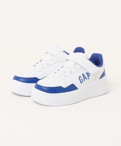 GAP(ギャップ)の「【GAP】 ジュニアスニーカー(スニーカー・キッズ・ホワイト×グリーン/ホワイト×ブルー/ブルー/ホワイト×ピンク・19.0cm/20.0cm/21.0cm/22.0cm/23.0cm)」の4枚目の写真