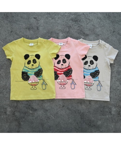CHEEK ROOM（チークルーム）の「チークルーム パンダさんTシャツ（Tシャツ/カットソー・キッズ・グレー・80ｃｍ/90cm/110cm/100cm/120cm/130cm）」の6枚目の写真