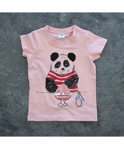 CHEEK ROOM（チークルーム）の「チークルーム パンダさんTシャツ（Tシャツ/カットソー・キッズ・グレー・80ｃｍ/90cm/110cm/100cm/120cm/130cm）」の8枚目の写真