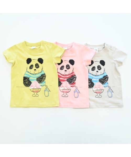 CHEEK ROOM（チークルーム）の「チークルーム パンダさんTシャツ（Tシャツ/カットソー・キッズ・グレー・80ｃｍ/90cm/110cm/100cm/120cm/130cm）」の10枚目の写真