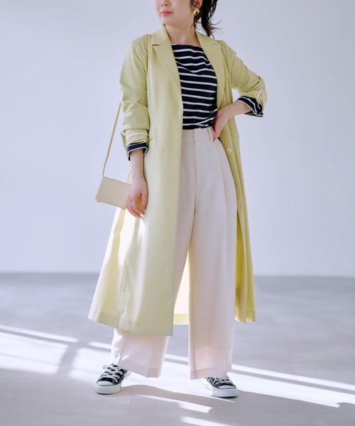 バックフレアテーラードコート 【低身長・小柄女性】（その他