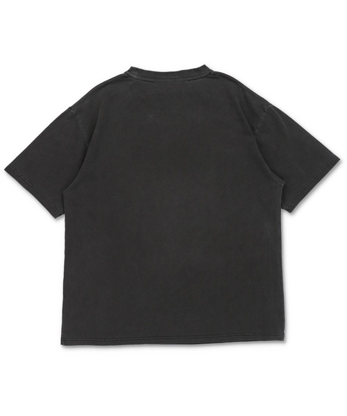 SPINNS(スピンズ)の「ピグメント加工プリントTシャツ/レトロモーター/短丈/古着風(Tシャツ/カットソー・メンズ・ブラック/カーキ・ONESIZE)」の6枚目の写真