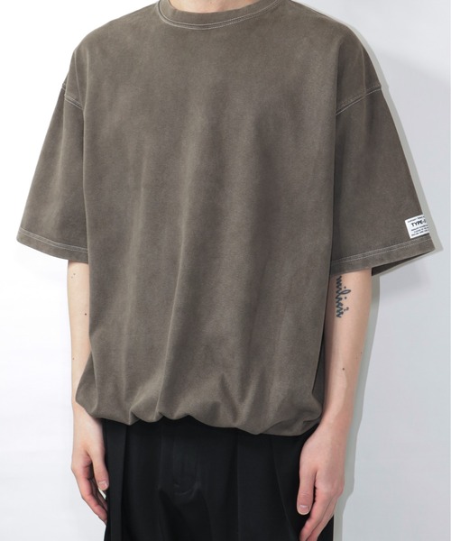 elephant TRIBAL fabrics(エレファントトライバルファブリックス)の「elephant TRIBAL fabrics Fade Fat T-SH(Tシャツ/カットソー・メンズ・ブラック/ブラウン・FREE)」の6枚目の写真