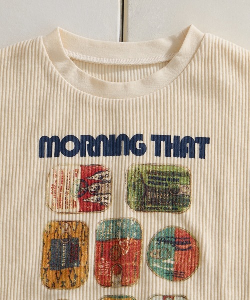 CIAOPANIC TYPY(チャオパニックティピー)の「【KIDS】【GOOD HOLIDAY】スーベニアリブTEE(Tシャツ/カットソー・キッズ・チャコールグレー/ホワイト系その他/ホワイト/イエロー・X-LARGE/LARGE/MEDIUM/SMALL/XX-LARGE)」の12枚目の写真