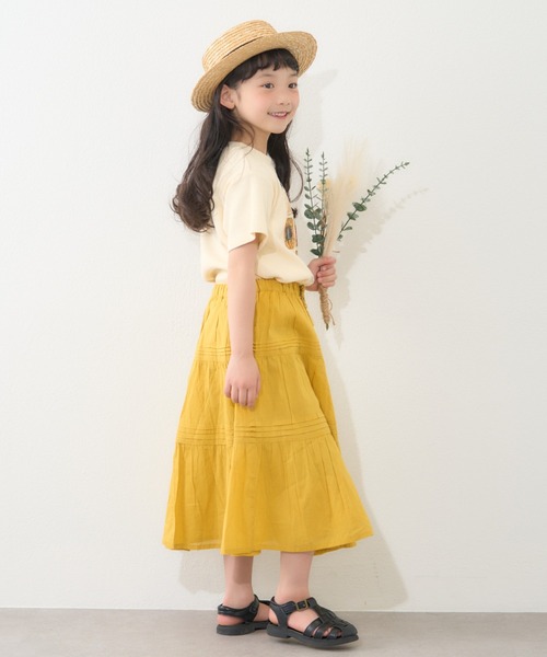 CIAOPANIC TYPY(チャオパニックティピー)の「【KIDS】【GOOD HOLIDAY】スーベニアリブTEE(Tシャツ/カットソー・キッズ・チャコールグレー/ホワイト系その他/ホワイト/イエロー・X-LARGE/LARGE/MEDIUM/SMALL/XX-LARGE)」の22枚目の写真