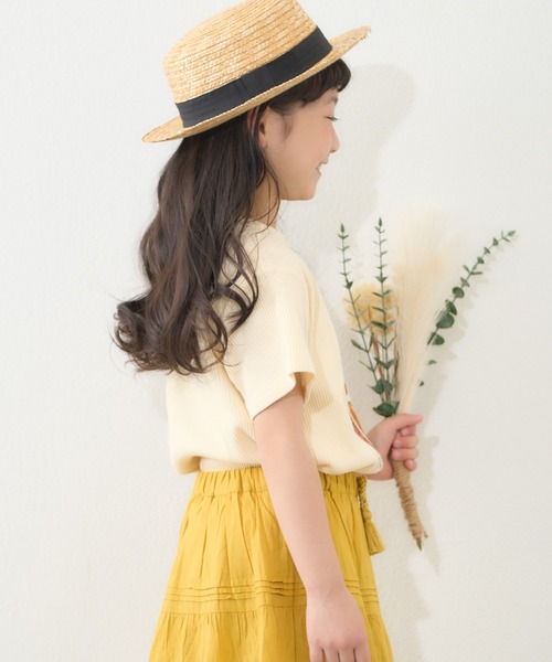 CIAOPANIC TYPY(チャオパニックティピー)の「【KIDS】【GOOD HOLIDAY】スーベニアリブTEE(Tシャツ/カットソー・キッズ・チャコールグレー/ホワイト系その他/ホワイト/イエロー・X-LARGE/LARGE/MEDIUM/SMALL/XX-LARGE)」の19枚目の写真