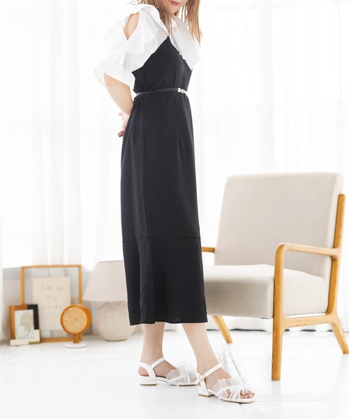 attagirl（アタガール）の「レースフリルサンダル（サンダル・レディース・ブラック/ホワイト/ベージュ/グレー・S/M/L/LL）」の16枚目の写真