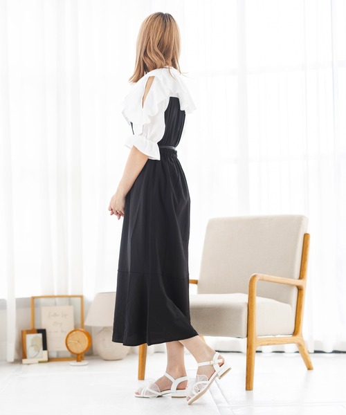 attagirl（アタガール）の「レースフリルサンダル（サンダル・レディース・ブラック/ホワイト/ベージュ/グレー・S/M/L/LL）」の17枚目の写真