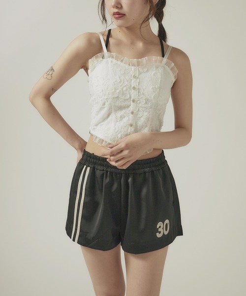 Lace Frill bustier camisole / レースフリルビスチェ