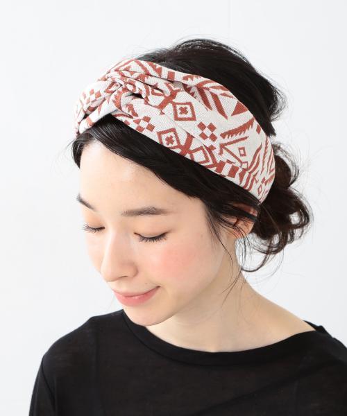 Ray BEAMS（レイビームス）の「Ctrl freak / ネイティブ ヘアバンド（ヘアバンド・レディース・ブラック/ブラウン/ブルー・ONE SIZE）」の4枚目の写真