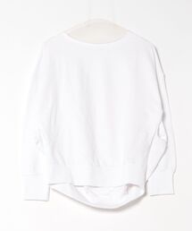 クルーネック裏毛カットソー-手洗い可-