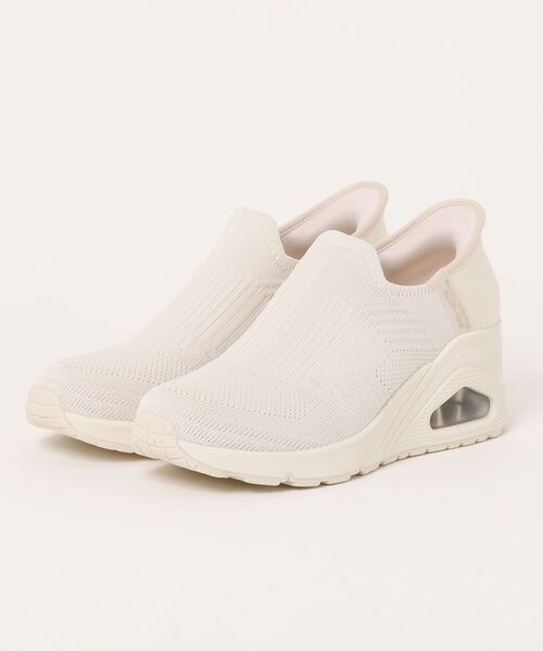 スケッチャーズ スリップインズ UNO WEDGE　厚底スニーカー 　25㎝ セール】SKECHERS スケッチャーズ SLIP-INS スリップインズ UNO
