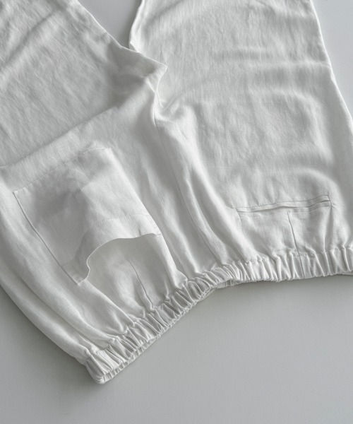 CANAL JEAN(キャナルジーン)の「El mar リネンイージーパンツ(その他パンツ・レディース・ベージュ/ネイビー/ホワイト・ONE SIZE)」の19枚目の写真