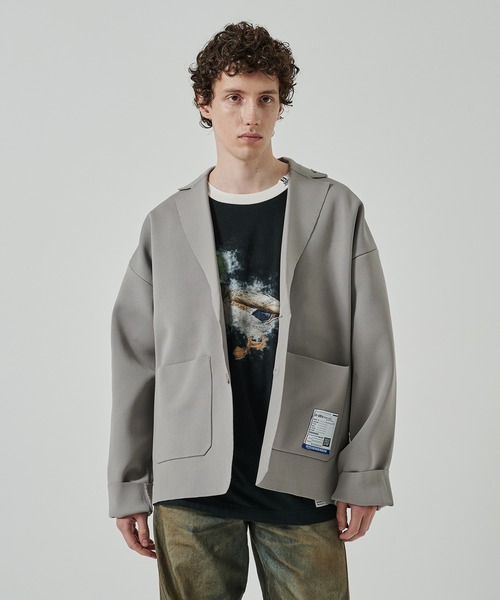 In・stru(men-tal).(インストルメンタル)の「【MIHARAYASUHIRO/ミハラヤスヒロ】MILAN RIB JACKET(テーラードジャケット・メンズ・ネイビー/ダークグレー/ライトグレー・46/44/48)」の5枚目の写真