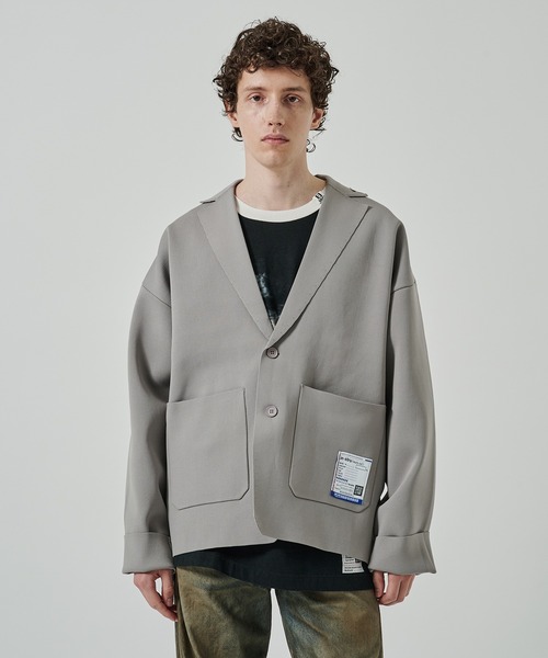 In・stru(men-tal).(インストルメンタル)の「【MIHARAYASUHIRO/ミハラヤスヒロ】MILAN RIB JACKET(テーラードジャケット・メンズ・ネイビー/ダークグレー/ライトグレー・46/44/48)」の7枚目の写真