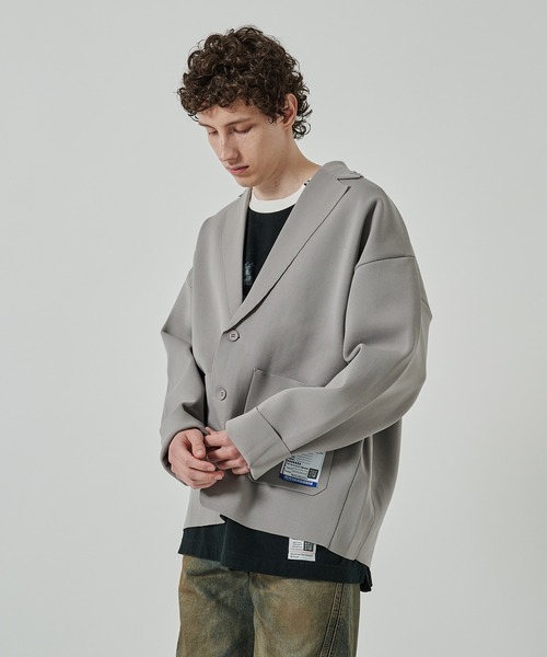In・stru(men-tal).(インストルメンタル)の「【MIHARAYASUHIRO/ミハラヤスヒロ】MILAN RIB JACKET(テーラードジャケット・メンズ・ネイビー/ダークグレー/ライトグレー・46/44/48)」の6枚目の写真