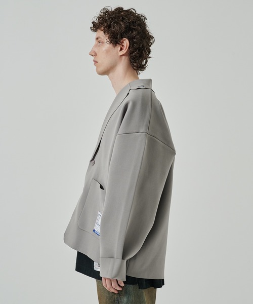 In・stru(men-tal).(インストルメンタル)の「【MIHARAYASUHIRO/ミハラヤスヒロ】MILAN RIB JACKET(テーラードジャケット・メンズ・ネイビー/ダークグレー/ライトグレー・46/44/48)」の8枚目の写真