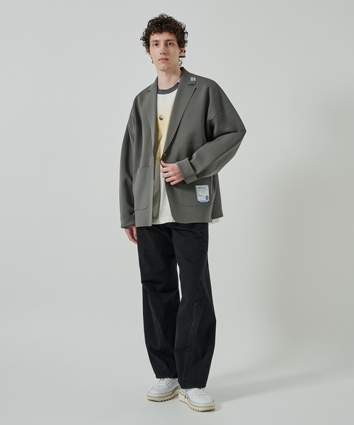In・stru(men-tal).(インストルメンタル)の「【MIHARAYASUHIRO/ミハラヤスヒロ】MILAN RIB JACKET(テーラードジャケット・メンズ・ネイビー/ダークグレー/ライトグレー・46/44/48)」の10枚目の写真