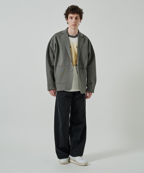 In・stru(men-tal).(インストルメンタル)の「【MIHARAYASUHIRO/ミハラヤスヒロ】MILAN RIB JACKET(テーラードジャケット・メンズ・ネイビー/ダークグレー/ライトグレー・46/44/48)」の11枚目の写真