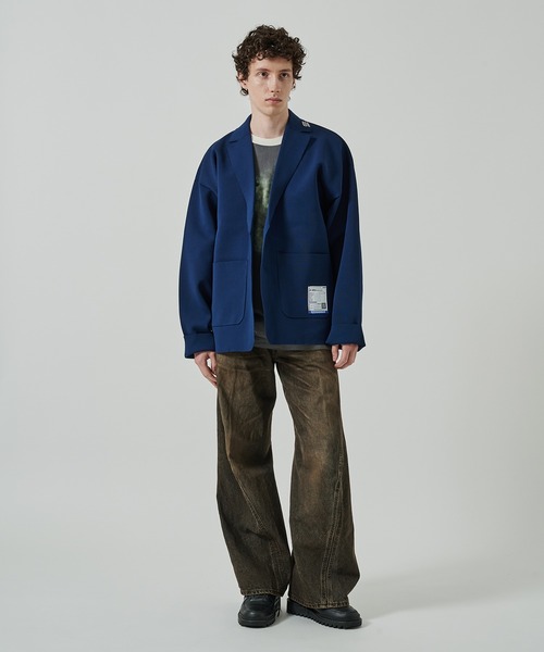 In・stru(men-tal).(インストルメンタル)の「【MIHARAYASUHIRO/ミハラヤスヒロ】MILAN RIB JACKET(テーラードジャケット・メンズ・ネイビー/ダークグレー/ライトグレー・46/44/48)」の17枚目の写真