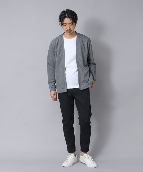 NOLLEY’S（ノーリーズ）の「【ACTIVE SECT】《限定展開》ハイゲージスムースTシャツ 25SS（Tシャツ/カットソー・メンズ・ブラック/ホワイト/グレー/ダークネイビー・S/M/L/XL）」の7枚目の写真