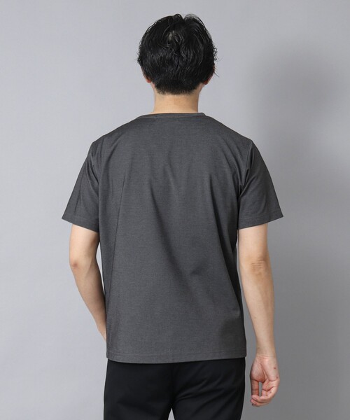 【日本入手困難】Stretch jersey bodysuit Tシャツ・カットソー WOMEN ナイロンベアスムース 半袖Tシャツ ネイビー 071644036