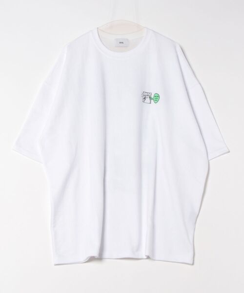 a.p.o.v.(エーピーオービー)の「a.p.o.v. バックカートゥーン&タギングロゴビッグプリントオーバーサイズTシャツ(Tシャツ/カットソー・メンズ・ブラック/ホワイト・ONESIZE)」の6枚目の写真