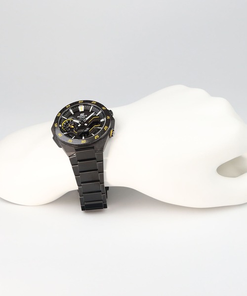 EDIFICE(CASIO)(エディフィス)の「WINDFLOW / ECB-2200YRC-1A9JF(アナログ腕時計・メンズ・ブラック×イエロー・FREE)」の16枚目の写真