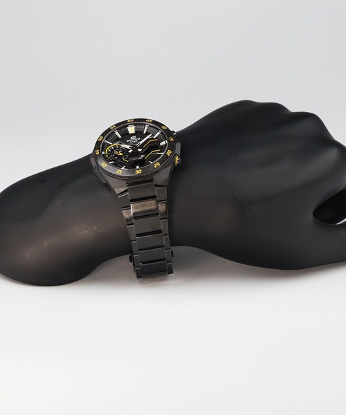 EDIFICE(CASIO)(エディフィス)の「WINDFLOW / ECB-2200YRC-1A9JF(アナログ腕時計・メンズ・ブラック×イエロー・FREE)」の17枚目の写真