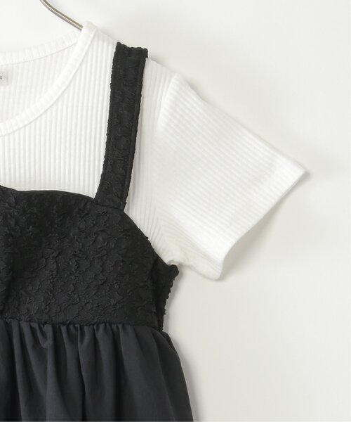 ikka（イッカ）の「フクレジャカード切り替えジップ使いワンピース（120~160cm）（ワンピース・キッズ・ベージュ/ブラック・130/140/150/120/160）」の13枚目の写真