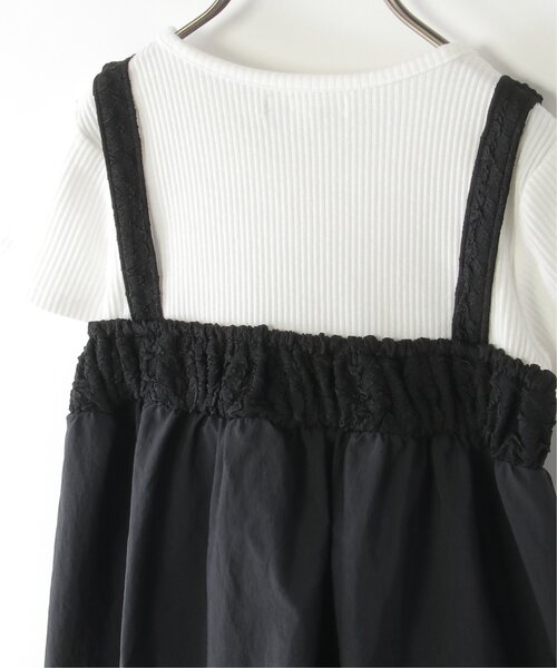 ikka（イッカ）の「フクレジャカード切り替えジップ使いワンピース（120~160cm）（ワンピース・キッズ・ベージュ/ブラック・130/140/150/120/160）」の16枚目の写真