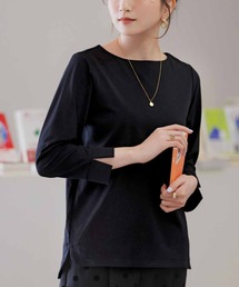 IEDIT | IEDIT 吸汗速乾がうれしい 毎日活躍する 大人の定番ベーシックシンプルプルオーバー(Tシャツ/カットソー)