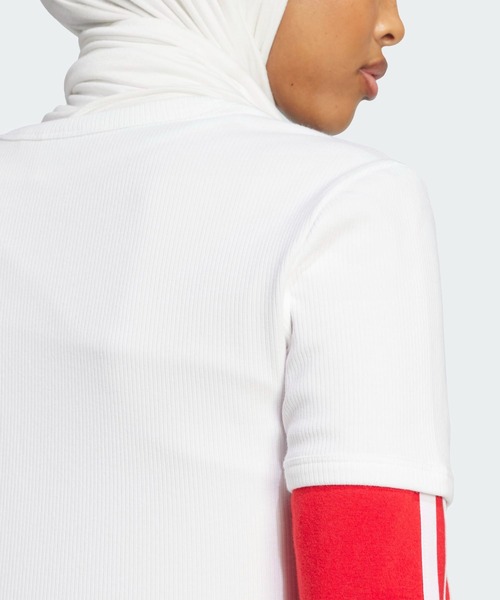 adidas(アディダス)の「アディダス オリジナルス 半袖Tシャツ / アディダスオリジナルス adidas Originals(Tシャツ/カットソー・レディース・ブラック/ホワイト・XX-LARGE/LARGE/MEDIUM/SMALL/X-LARGE/X-SMALL)」の7枚目の写真