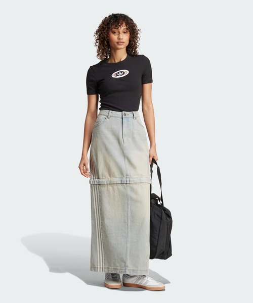 adidas(アディダス)の「アディダス オリジナルス 半袖Tシャツ / アディダスオリジナルス adidas Originals(Tシャツ/カットソー・レディース・ブラック/ホワイト・XX-LARGE/LARGE/MEDIUM/SMALL/X-LARGE/X-SMALL)」の4枚目の写真