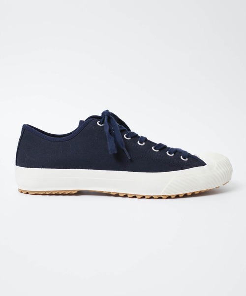 KATO`（カトー）の「【KATO'/カトー】MOONSTAR×KATO` コラボスニーカー CANVAS TOES DESIGN LOW CUT SNEAKERS キャンバス トゥー デザイン ローカット スニーカー（スニーカー・メンズ・ホワイト/ネイビー・25/25.5/26/26.5/27/27.5）」の14枚目の写真