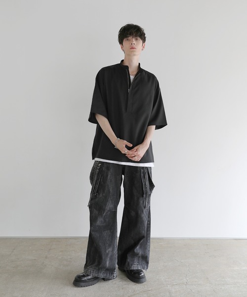 2XU ハーフジップ シャツ マルチコンフォート ハーフジップPO(1 OFF WHITE): : メンズ