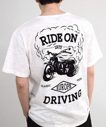 スラブフロッキーロゴプリントTシャツ