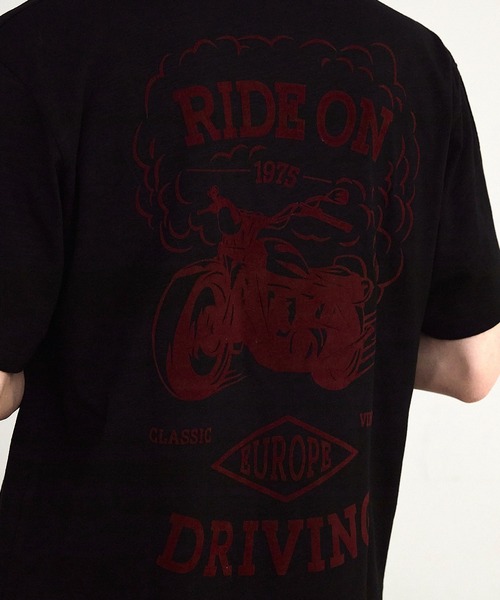 RATTLE TRAP(ラトルトラップ)の「スラブフロッキーロゴプリントTシャツ(Tシャツ/カットソー・メンズ・ブラック/ホワイト/レッド・M/L)」の2枚目の写真