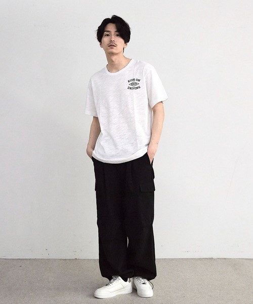 RATTLE TRAP(ラトルトラップ)の「スラブフロッキーロゴプリントTシャツ(Tシャツ/カットソー・メンズ・ブラック/ホワイト/レッド・M/L)」の4枚目の写真