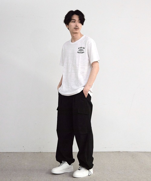 RATTLE TRAP(ラトルトラップ)の「スラブフロッキーロゴプリントTシャツ(Tシャツ/カットソー・メンズ・ブラック/ホワイト/レッド・M/L)」の7枚目の写真
