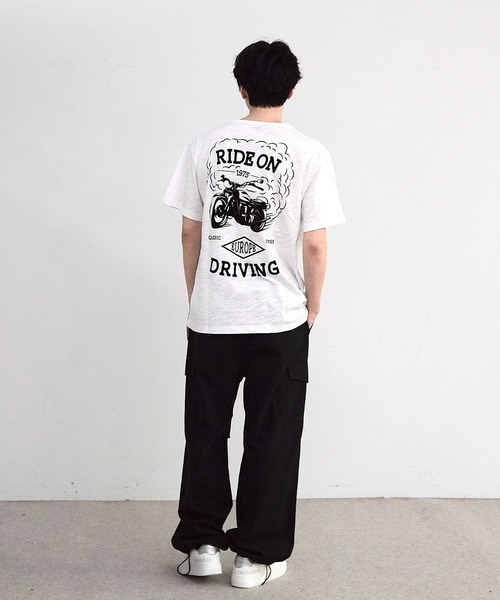 RATTLE TRAP(ラトルトラップ)の「スラブフロッキーロゴプリントTシャツ(Tシャツ/カットソー・メンズ・ブラック/ホワイト/レッド・M/L)」の10枚目の写真